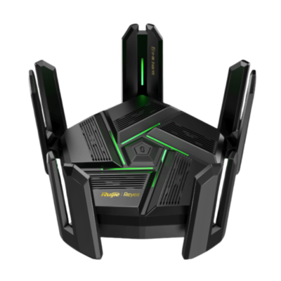ROUTER WIRELESS GAMING BE7200 RUIJIE REYEE RG-EW7200BE PRO WIFI 7 DUAL BAND 5×2.5GIGABIT WAN/LAN + 4×GIGABIT LAN USB 3.0 NUEVE ANTENAS MESH MLO CLOUD