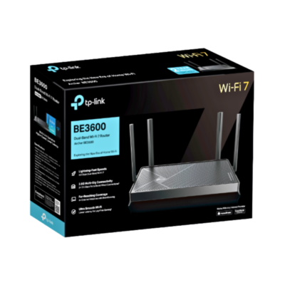 ROUTER WIRELESS BE3600 TP-LINK ARCHER BE230 WIFI 7 3.6Gbps DUAL BAND CUATRO ANTENAS MESH MU-MIMO mGIGABIT USB 3.0