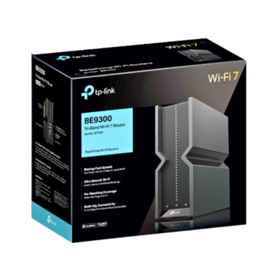 ROUTER WIRELESS BE9300 TP-LINK ARCHER BE550 WIFI 7 9.3Gbps TRI BAND ANTENAS INTERNAS MESH MLO MU-MIMO mGIGABIT USB 3.0