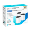 SISTEMA DE EXTENSIÓN WIFI 6 INALAMBRICO MESH AX3000 TP-LINK DECO X55 DOBLE BANDA MU-MIMO PUERTOS GIGABIT WPA3 3-PACK