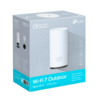 SISTEMA DE EXTENSIÓN WIFI 7 INALAMBRICO MESH BE5000 TP-LINK DECO BE25-OUTDOOR DOBLE BANDA MLO MU-MIMO PUERTOS 2.5GIGABIT POE+ IP